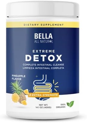Bella All Natural Polvo desintoxicante extremo sabor piña - Quierox - Tienda Online
