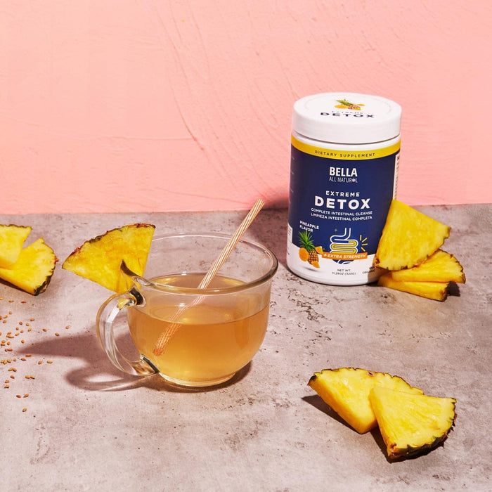 Bella All Natural Polvo desintoxicante extremo sabor piña - Quierox - Tienda Online