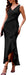 BeryLove - Vestidos formales de noche, midi, con volantes - Quierox - Tienda Online