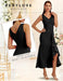 BeryLove - Vestidos formales de noche, midi, con volantes - Quierox - Tienda Online