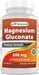 Best Naturals Gluconato de magnesio (35 mg de magnesio elemental de 600 mg de gluconato de magnesio) 180 comprimidos - Quierox - Tienda Online