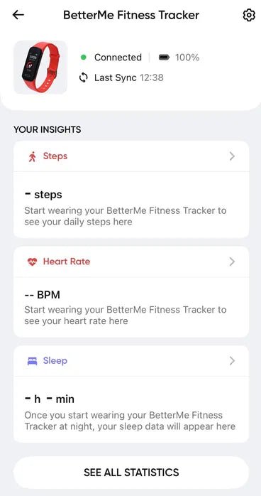 BetterMe: pulsera inteligente monitor de actividad física - Quierox - Tienda Online