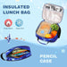 Bevalsa - Mochila infantil para niños con fiambrera Bento, aislada y utensilios - Quierox - Tienda Online