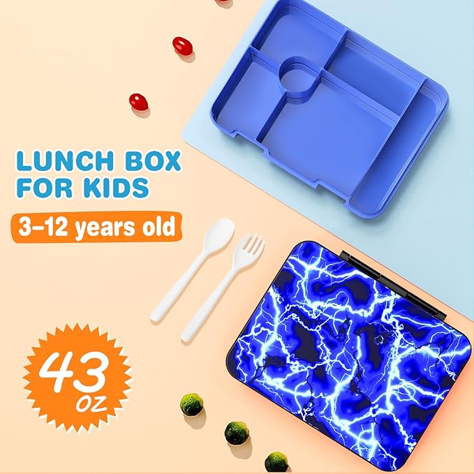 Bevalsa - Mochila infantil para niños con fiambrera Bento, aislada y utensilios - Quierox - Tienda Online