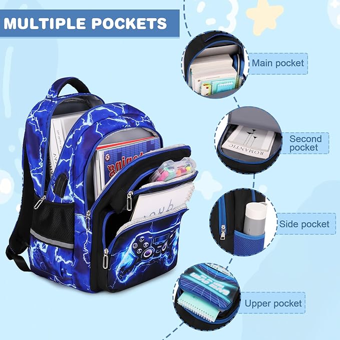Bevalsa - Mochila infantil para niños con fiambrera Bento, aislada y utensilios - Quierox - Tienda Online