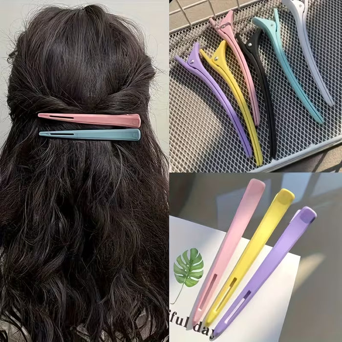 6 Pinzas Profesionales para el Cabello para Estilizar y Dividir