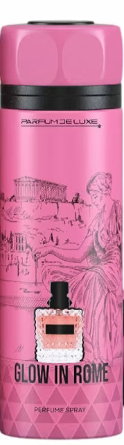 Perfume desodorante en spray Parfum de Luxe (200 ml) para mujer Glow In Rome