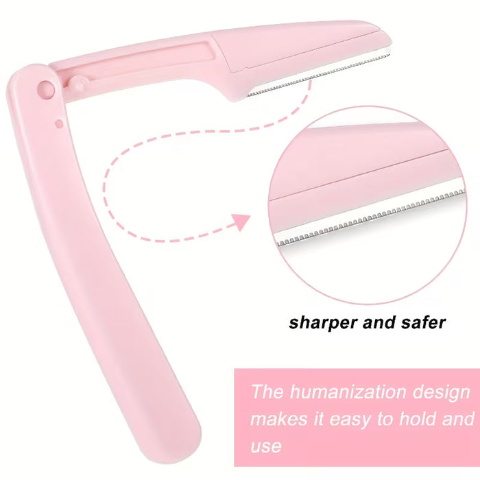 Máquina de afeitar cejas, portátil plegables de seguridad para mujer