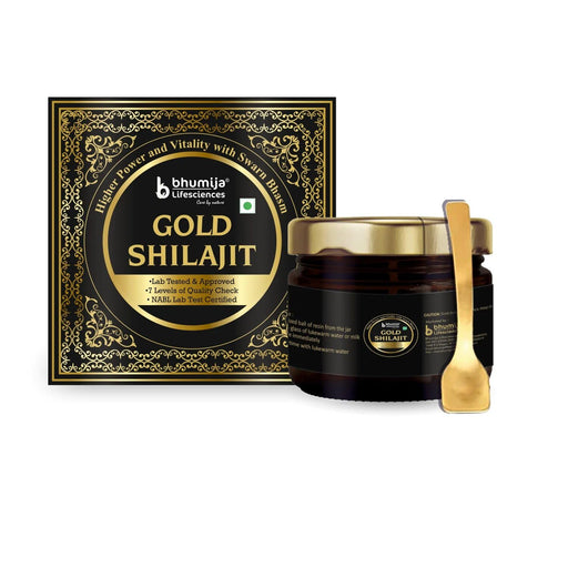Bhumija Lifesciences Resina de oro pura Shilajit/Shilajeet - 20 g | Mineral natural - Quierox - Tienda Online