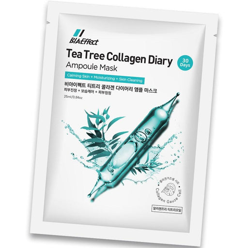 BIAIfekt TEA TREE COLLAGEN Diary Ampolla Masksheet face masksheet face - Quierox - Tienda Online