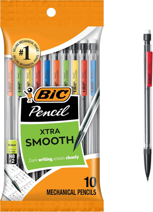 BIC Lápices Xtra Life, trazo medio, Negro - Quierox - Tienda Online