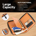 Billetera para hombre, con bloqueo RFID, soporte para tarjetas de crédito, carteras de cuero - Quierox - Tienda Online