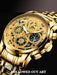 BINBOND Reloj de lujo para hombre elegante y moderno, de acero inoxidable - Quierox - Tienda Online