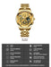BINBOND Reloj de lujo para hombre elegante y moderno, de acero inoxidable - Quierox - Tienda Online