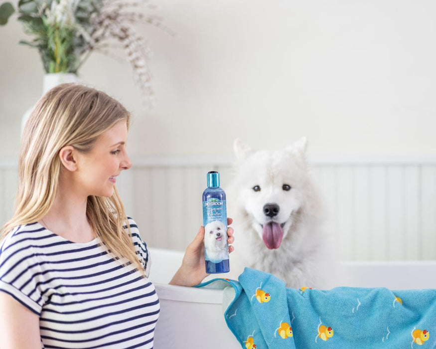 BIO GROOM Champú abrillantador de pelaje para perros Super White™ - Quierox - Tienda Online
