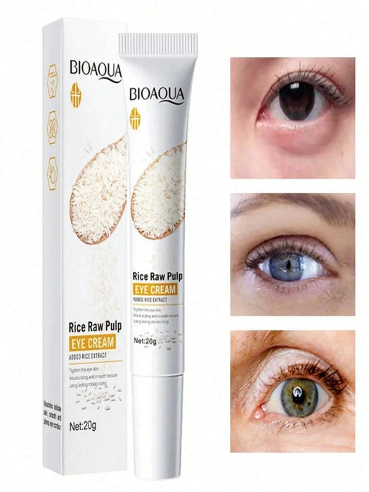 Bioaqua Crema para ojos de arroz blanco Contorno de ojos Ojeras - Quierox - Tienda Online