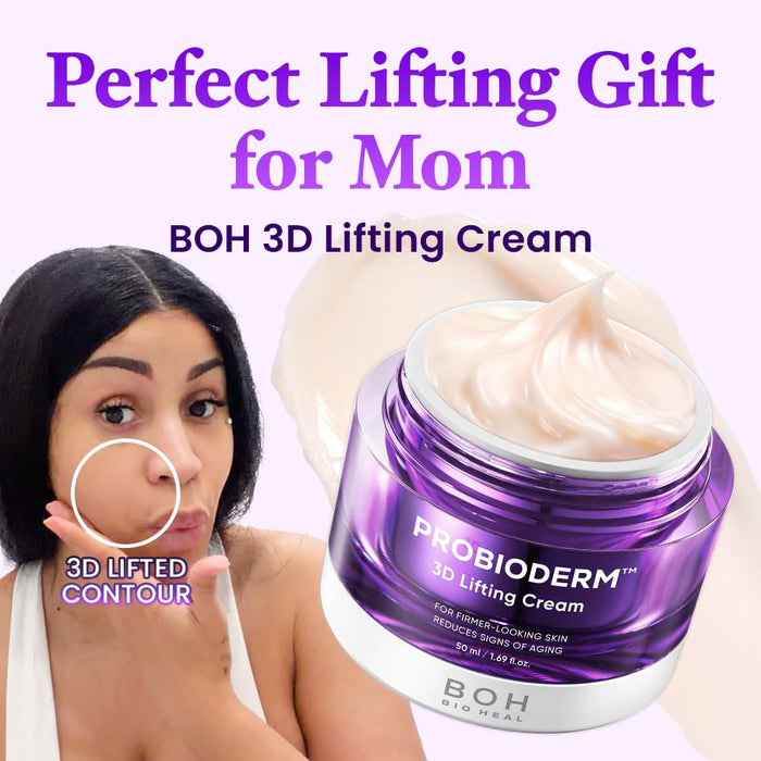 BIOHEAL BOH Probioderm 3D Lifting Cream 1.69 fl oz Crema Facial Nocturna Hidratante Antienvejecimiento Coreana - Quierox - Tienda Online