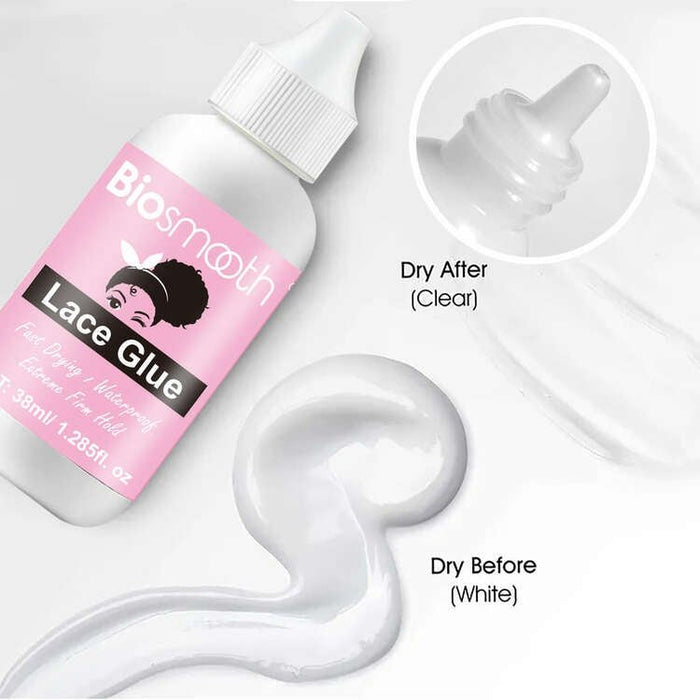 Biosmooth Pegamento Extreme Hold para pelucas, resistente al agua, fijación invisible, 38ml - Quierox - Tienda Online
