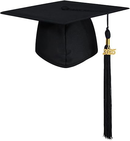 Birrete de graduación mate GraduationMall con borla 2025 - Quierox - Tienda Online