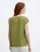 BizChic Blusa de satén de manga corta y holgada para mujer - Quierox - Tienda Online