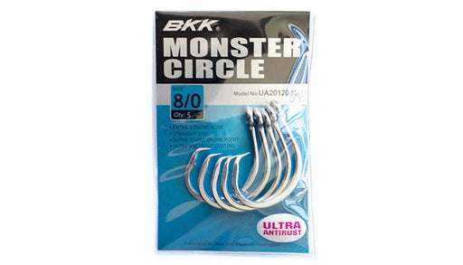 BKK Monster Gancho circular size 8/0 5pcs /una caja de 10 paquetes - Quierox - Tienda Online
