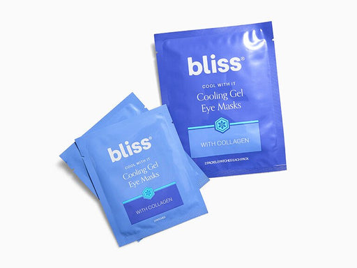 BLISS Set de mascarillas refrescantes de gel para el contorno de ojos Cool With It - Quierox - Tienda Online