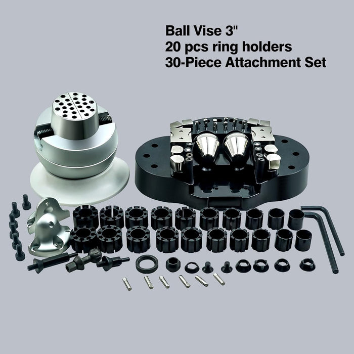 Bloque de grabado de bola de 7,6 cm Herramienta de ajuste de grabado, soporte de anillo - Quierox - Tienda Online