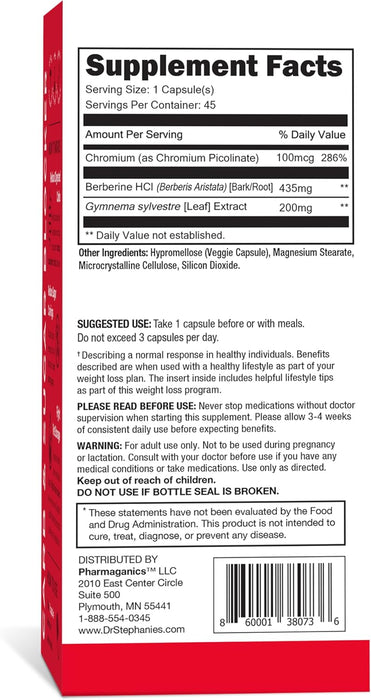 Bloqueador de carbohidratos y azúcar - Suplemento Mega dosis de berberina y Gymnena - Quierox - Tienda Online