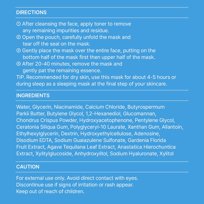 Bluelayer - Máscara de cúpula de agua, mascarilla coreana de colágeno durante la noche - Quierox - Tienda Online