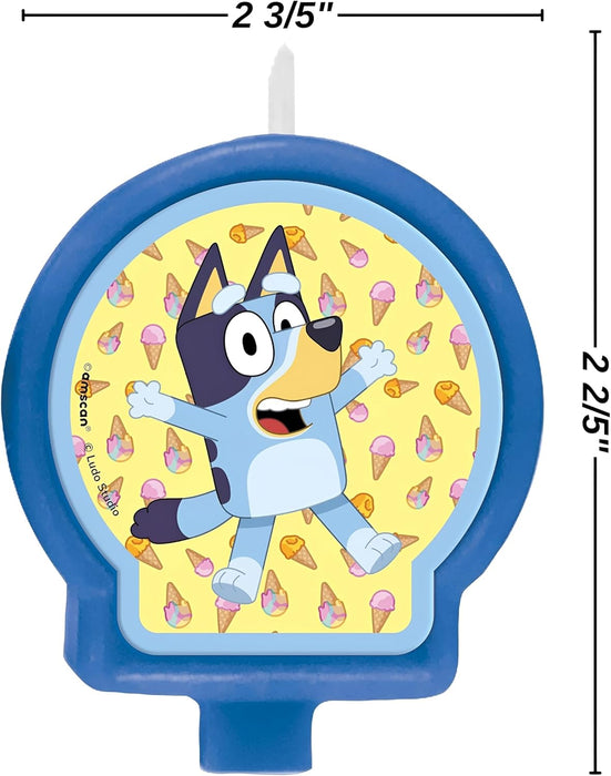 Bluey - Vela de cumpleaños – 2.6 x 2.4 pulgadas (paquete de 1) - Quierox - Tienda Online