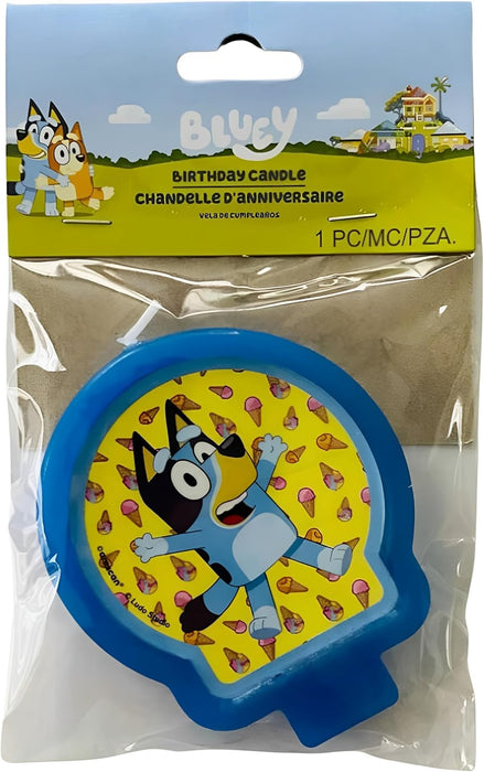 Bluey - Vela de cumpleaños – 2.6 x 2.4 pulgadas (paquete de 1) - Quierox - Tienda Online