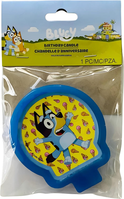 Bluey - Vela de cumpleaños – 2.6 x 2.4 pulgadas (paquete de 1) - Quierox - Tienda Online