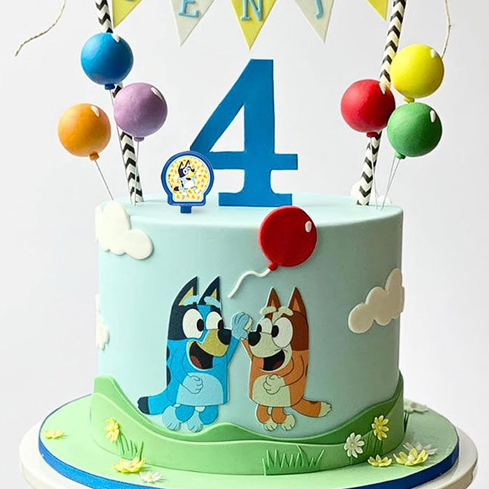 Bluey - Vela de cumpleaños – 2.6 x 2.4 pulgadas (paquete de 1) - Quierox - Tienda Online