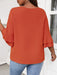 Blusa Celure Plus de color liso con mangas acampanadas - Quierox - Tienda Online