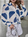 Blusa con botones y cuello de manga larga para mujer - Quierox - Tienda Online