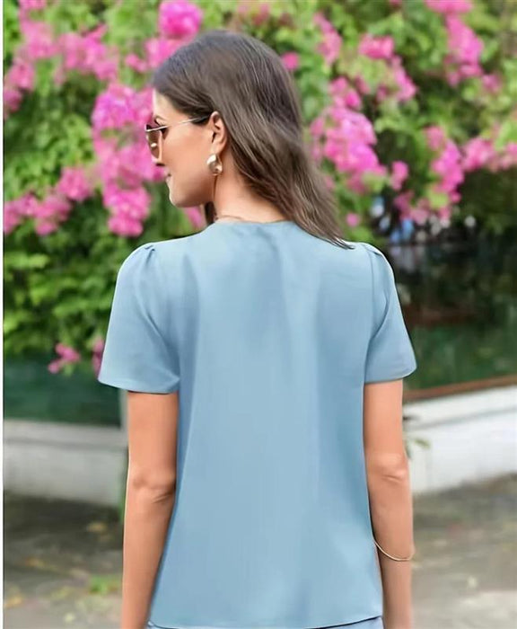 Blusa de Mujer con Corte Escalonado - Quierox - Tienda Online