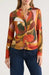 Blusa de mujer Dr2 abotonada, manga larga, colorida y transparente - Quierox - Tienda Online