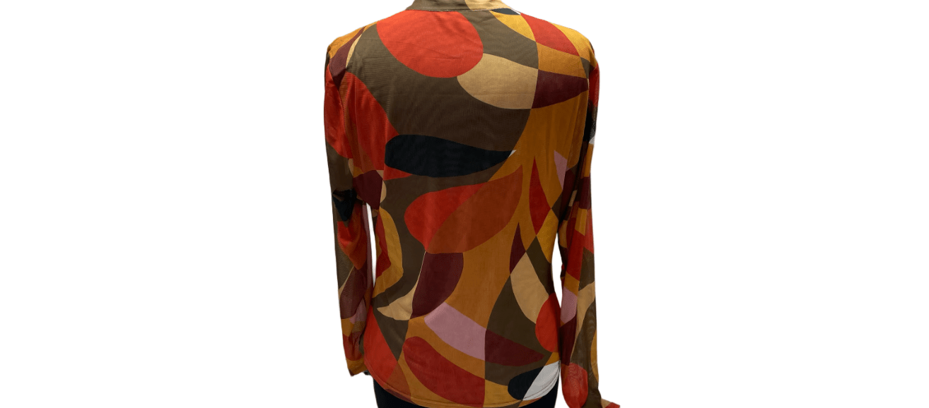 Blusa de mujer Dr2 abotonada, manga larga, colorida y transparente - Quierox - Tienda Online