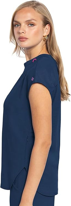 Blusa médica Med Couture para mujer, se puede meter por dentro del pantalón, con cremallera - Quierox - Tienda Online