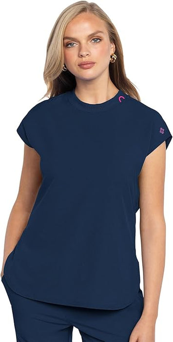 Blusa médica Med Couture para mujer, se puede meter por dentro del pantalón, con cremallera - Quierox - Tienda Online