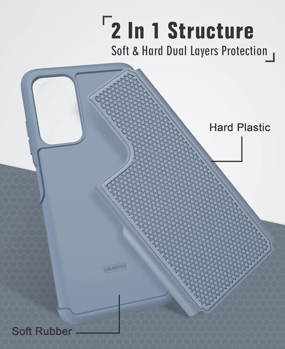 BNIUT Funda para Samsung Galaxy S21 FE, protector militar mate a prueba de caídas - Quierox - Tienda Online