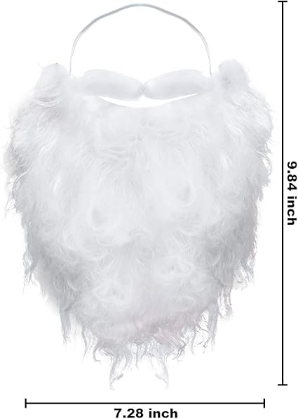 Boao 6 piezas divertidas de Santa Barba blanca, disfraz de Papá Noe - Quierox - Tienda Online