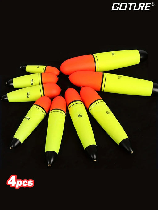 Bobbers de Balsa para pesca en el mar / Pack de 4 piezas - Quierox - Tienda Online