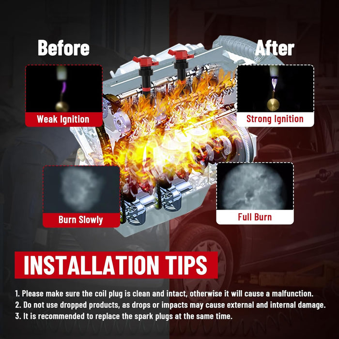 Bobinas de encendido UF652 compatibles con Hyundai Accent Veloster, Kia Rio Soul - Quierox - Tienda Online