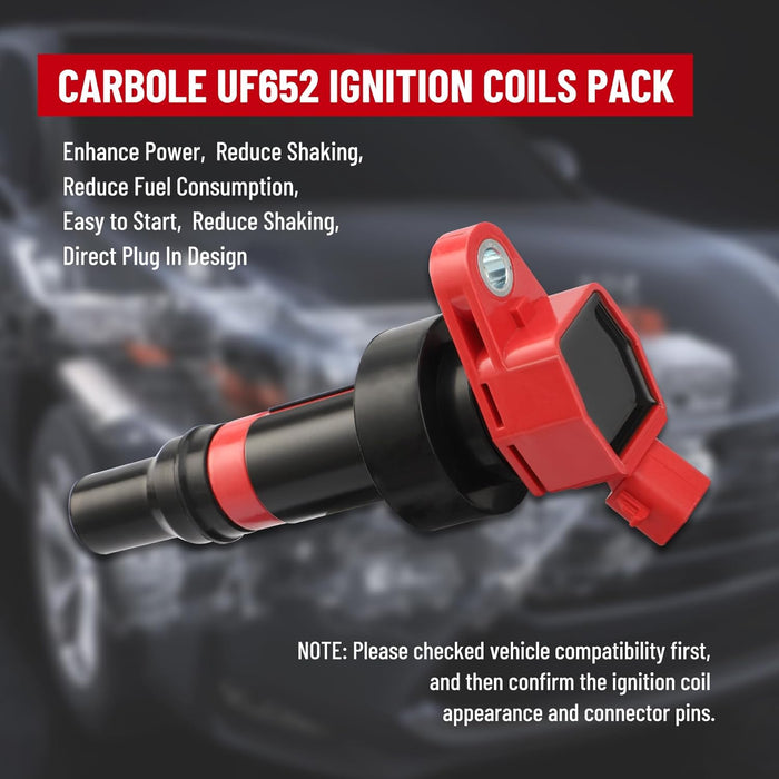 Bobinas de encendido UF652 compatibles con Hyundai Accent Veloster, Kia Rio Soul - Quierox - Tienda Online