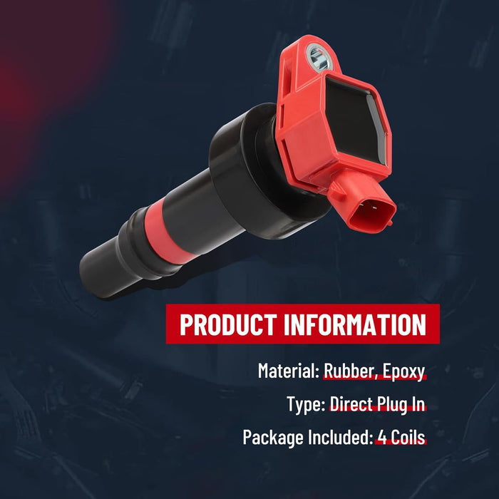 Bobinas de encendido UF652 compatibles con Hyundai Accent Veloster, Kia Rio Soul - Quierox - Tienda Online