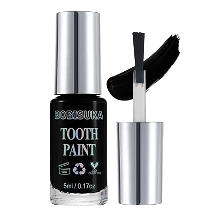 BOBISUKA Pintura de Dientes Negra, Solución Profesional de Maquillaje - Quierox - Tienda Online