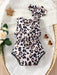 Body De Bebe Con Estampado De Leopardo Y Diadema A Juego - Quierox - Tienda Online