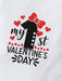 Body de manga corta informal para bebé con estampado para el Día de San Valentín - Quierox - Tienda Online