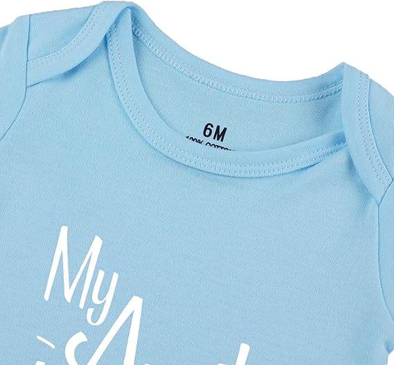 Body de manga corta Reborn Ropa Unisex My Aunt Says I m Perfect Just Like Her - Quierox - Tienda Online